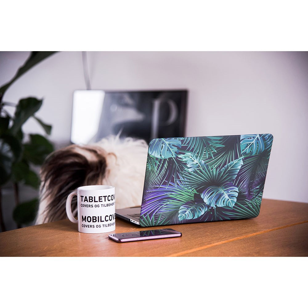 MacBook Air 11 Cover - Hard Case Jungle Design - Grøn / Blå