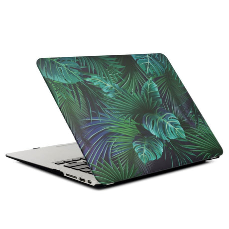 MacBook Air 13 Cover - Hard Case Jungle Design - Grøn / Blå