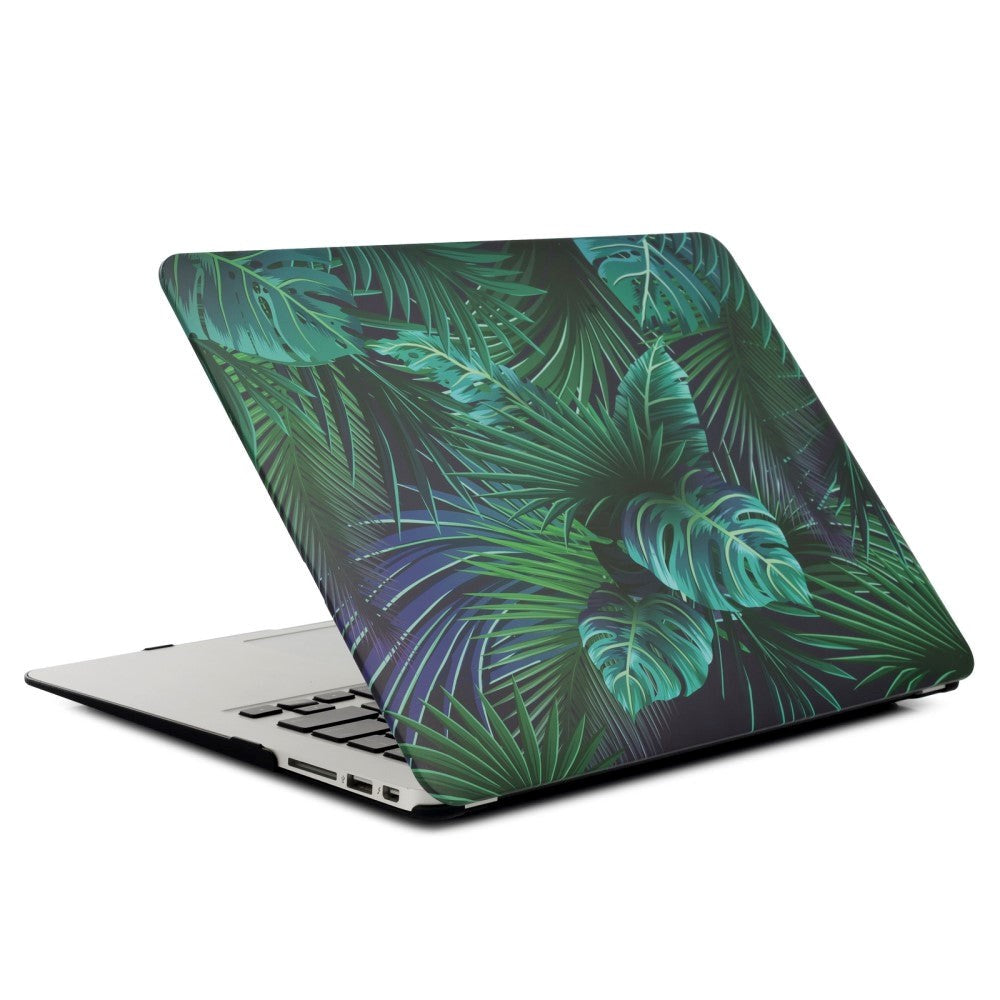 MacBook Air 11 Cover - Hard Case Jungle Design - Grøn / Blå