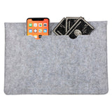 Uldfilt Laptop 13" Sleeve (33.5 x 24 cm) - Lysegrå