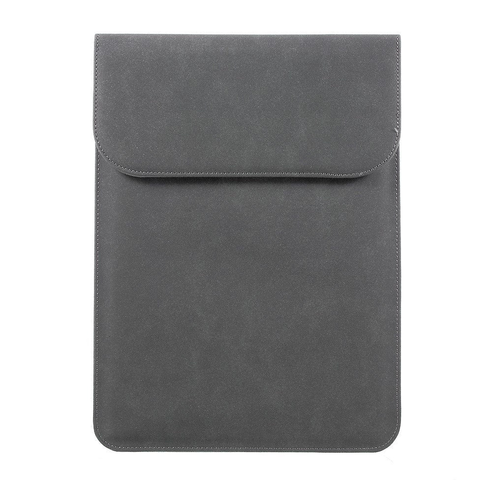 SOYAN Læder Sleeve til MacBook 13" (29 x 21.5 cm) - Grå