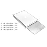SOYAN MacBook / Laptop 12" (30cm x 22cm x 3mm) Læder Sleeve med musemåtte - Rose Gold