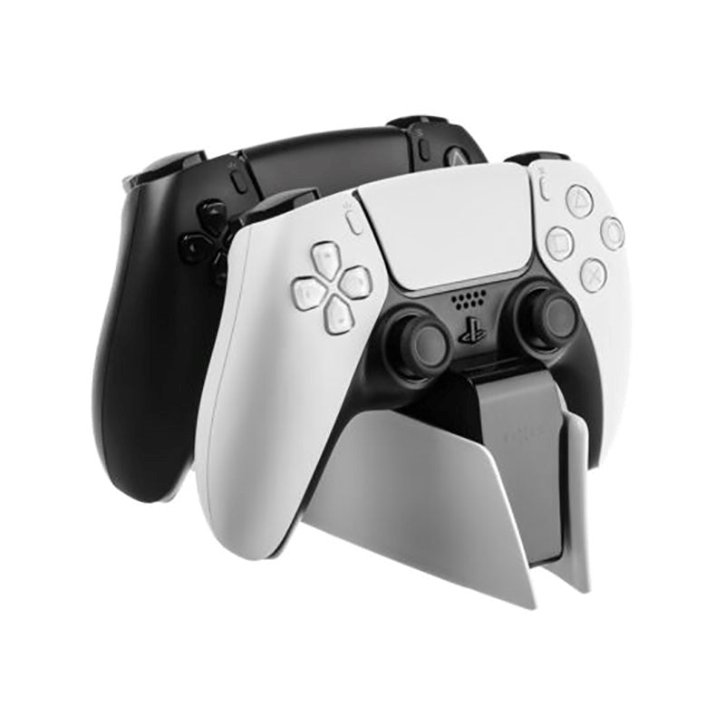 PS5 Ladestation til 2 x PS5 Controller - Hvid / Sort