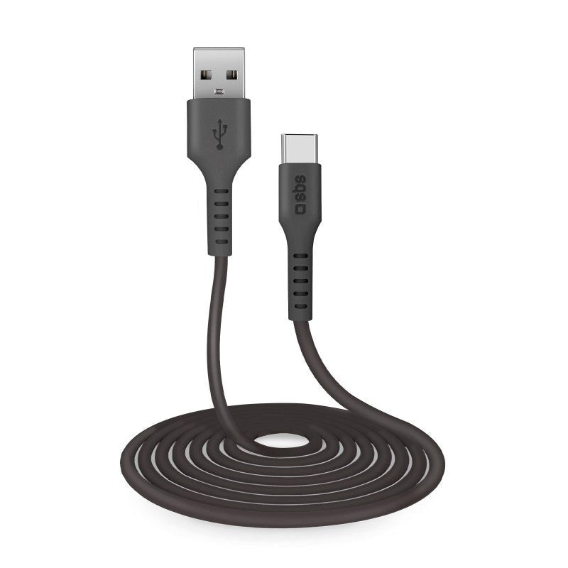 SBS USB-C Kabel 3 Meter - 480 Mbit/s - Sort