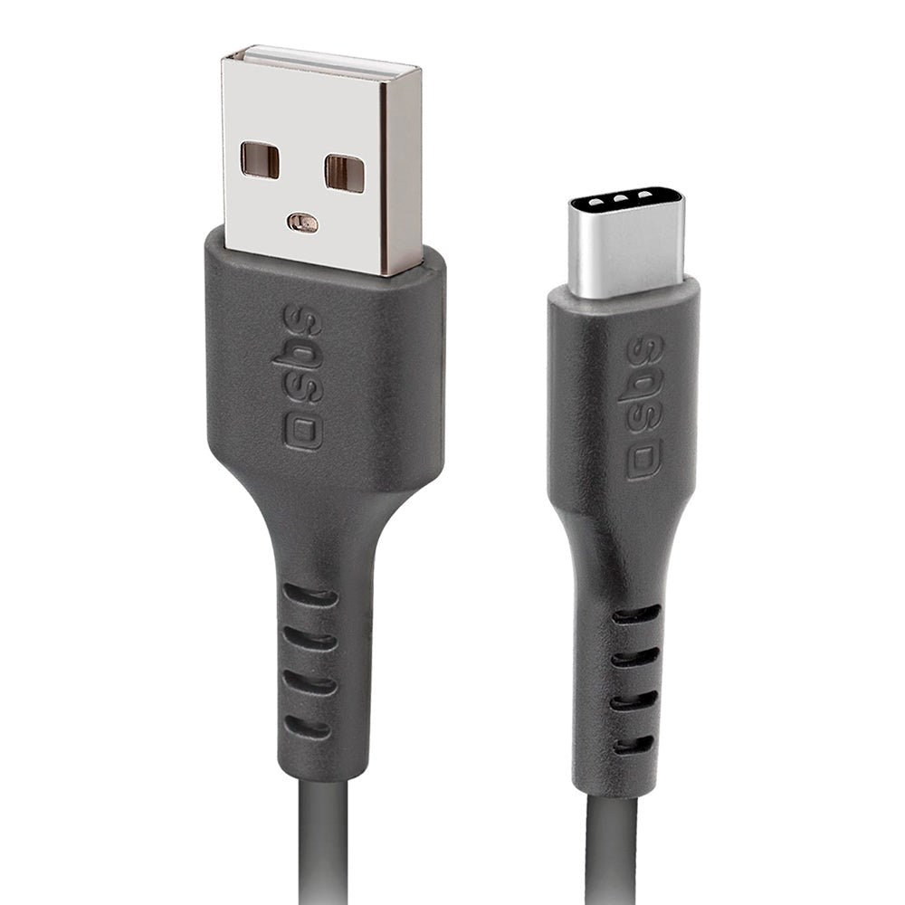 SBS USB-C Kabel 2 Meter - 480 Mbit/s - Sort