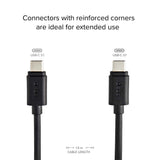 SBS USB-C til USB-C 3.1 Kabel - 1.5 Meter - 10 Gbit/s / 45W (PD) - Sort