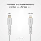 SBS USB-C til Lightning Kabel - 1 Meter - MFI - 20W (PD) - Hvid