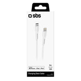 SBS USB-C til Lightning Kabel - 3 Meter - MFI - 480 Mbit/s - Hvid