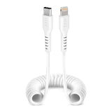 SBS USB-C til Lightning Telefon-ledning Kabel - Maks 1 Meter - MFI - 480 Mbit/s - Hvid