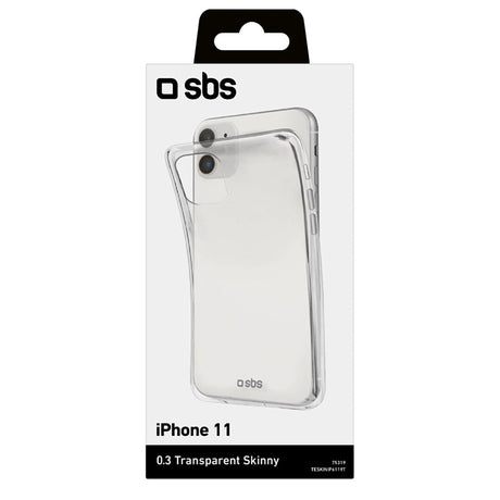 iPhone 11 SBS Skinny Bagsidecover - Gennemsigtig