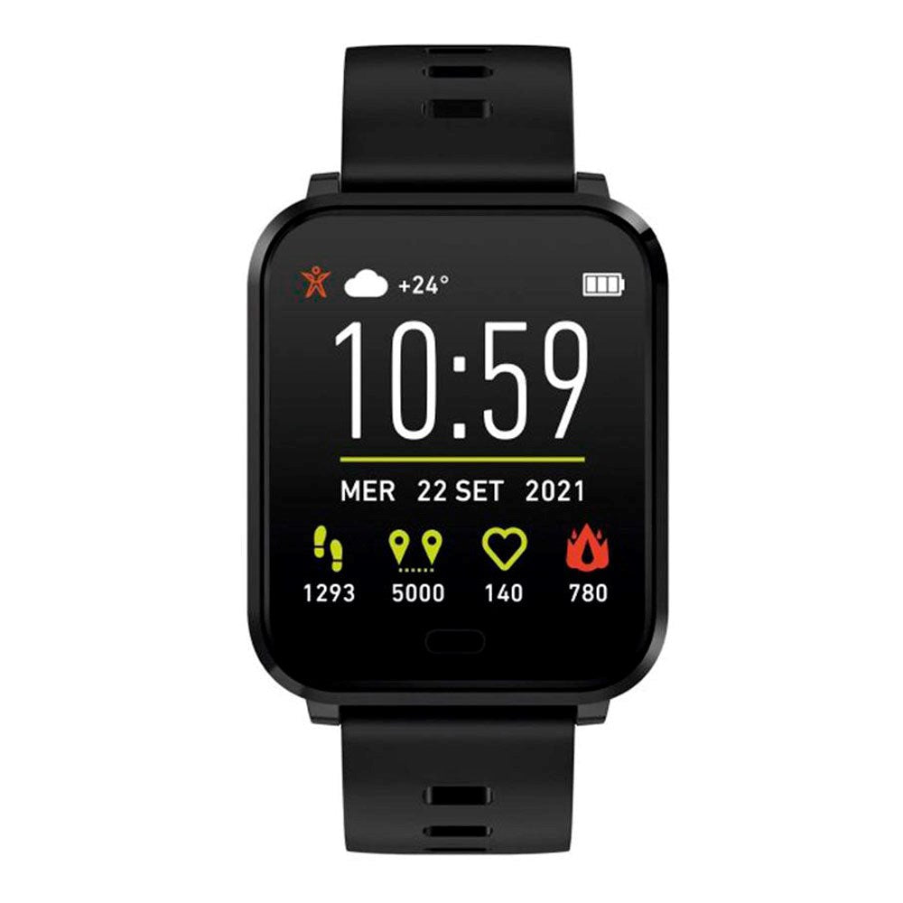 SBS Beat Spirit Smartwatch m. Søvntracker & Skridttæller - IP68 - Sort