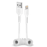 SBS USB-A til Lightning Telefon-ledning Kabel - Maks 0.5 Meter - MFI - 480 Mbit/s - Hvid