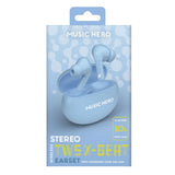 MUSIC HERO X-BEAT True Wireless Høretelefoner - In-Ear - Lyseblå