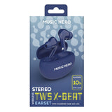 MUSIC HERO X-BEAT True Wireless Høretelefoner - In-Ear - Mørkeblå