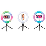 Tripod Ring Light - Multifarvet LED - SBS - Sort