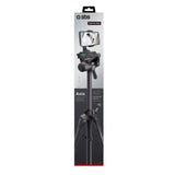 SBS Justerbar Tripod til Kamera / Smartphones - Teleskopiske Arme - Maks. Højde: 137cm - Sort