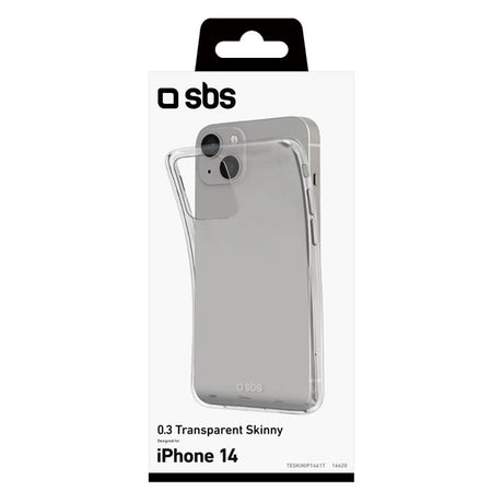 iPhone 14 SBS Skinny Bagsidecover - Gennemsigtig