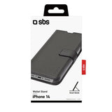 iPhone 14 / 13 SBS Wallet Stand Cover - Sort