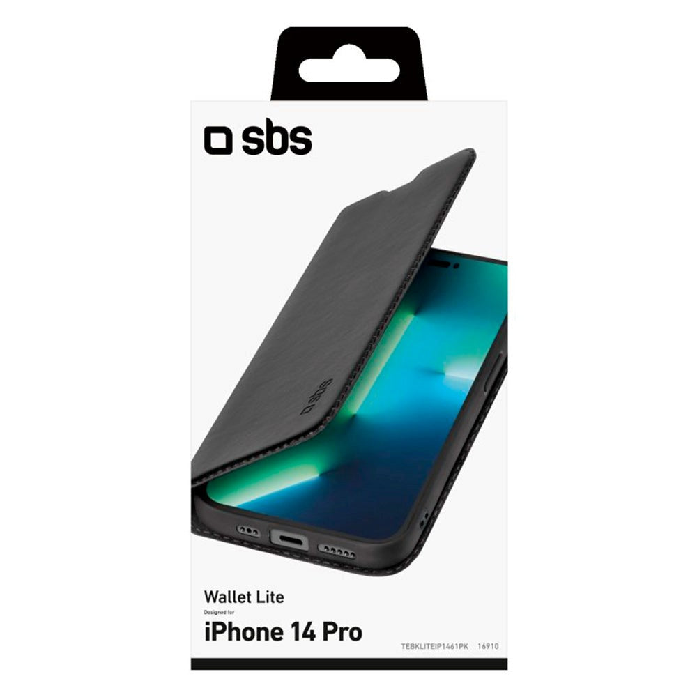 iPhone 14 Pro SBS Wallet Lite Cover - Sort