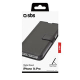 iPhone 14 Pro SBS Wallet Stand Cover - Sort