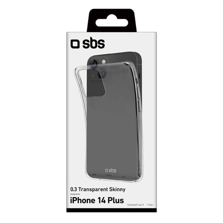 iPhone 14 Plus SBS Skinny Bagsidecover - Gennemsigtig