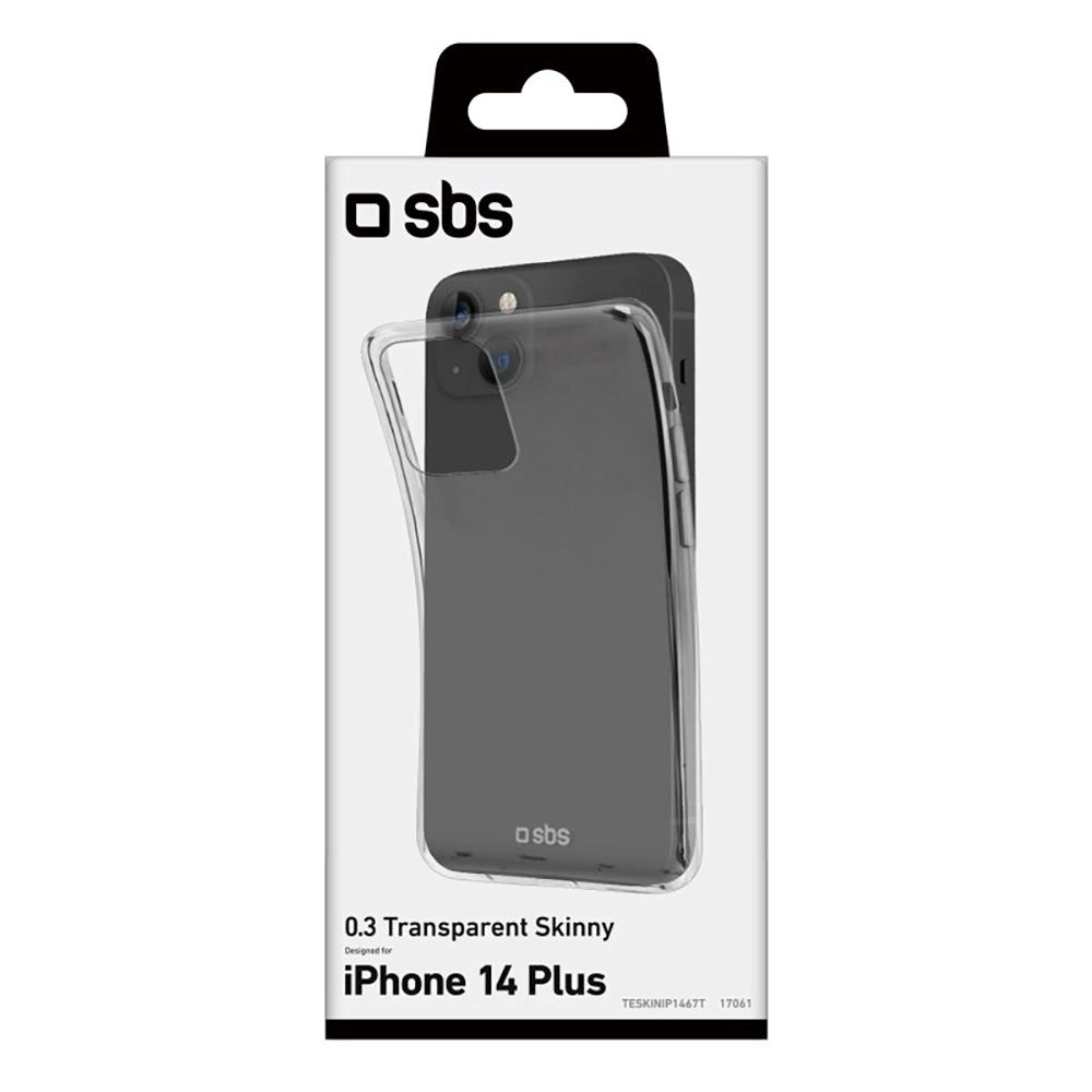 iPhone 14 Plus SBS Skinny Cover - Gennemsigtig