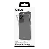 iPhone 14 Pro Max SBS Skinny Bagsidecover - Gennemsigtig