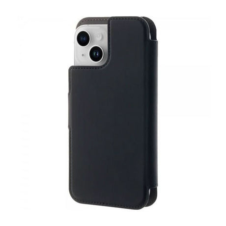 iPhone 15 Plus / 14 Plus / 12 Pro Max Puro Folio Cover med Kortholder - MagSafe Kompatibel - Sort