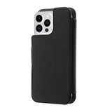 iPhone 14 Pro / 13 Pro Puro Folio Cover med Kortholder - MagSafe Kompatibel - Sort
