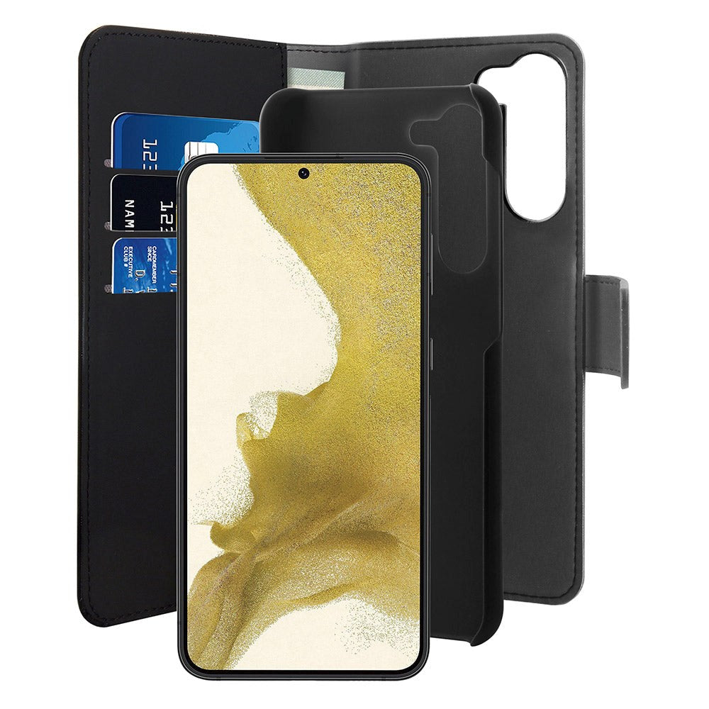 Samsung Galaxy S23+ (Plus) Puro Wallet Detachable 2-In-1 Flip Cover - Sort