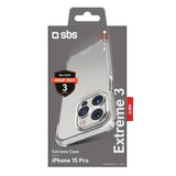 iPhone 15 Pro SBS Extreme X3 Cover - Gennemsigtig