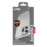 iPhone 15 Pro Max SBS Extreme X3 Cover - Gennemsigtig