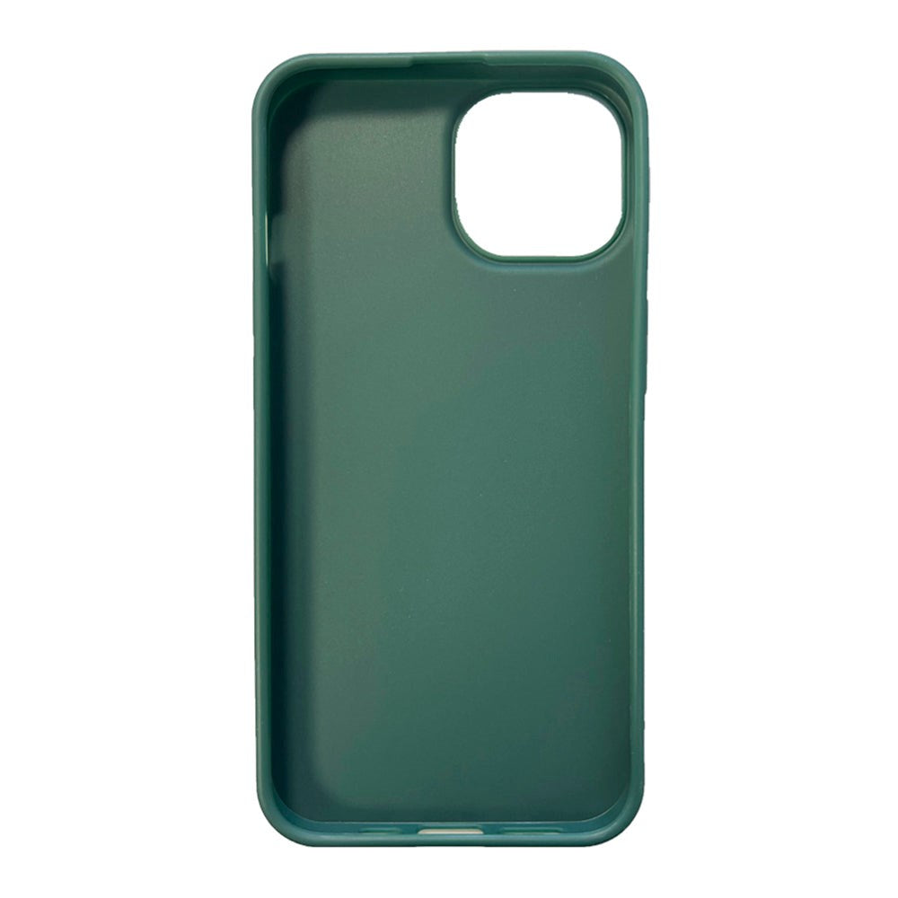 iPhone 14 / 13 Joy Case Fleksibelt Plastik Bagside Cover - Grøn