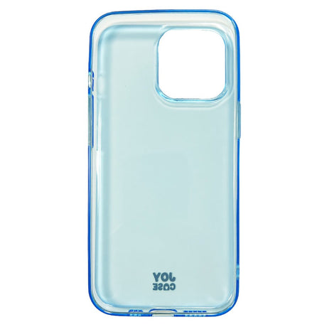 iPhone 13 Pro Joy Case Fleksibelt Plastik Bagside Cover - Gennemsigtig / Blå