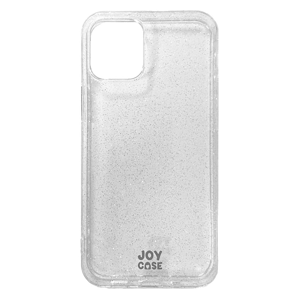 iPhone 12 Mini Joy Case Fleksibelt Plastik Bagside Cover m. Glimmer - Gennemsigtig / Sølv