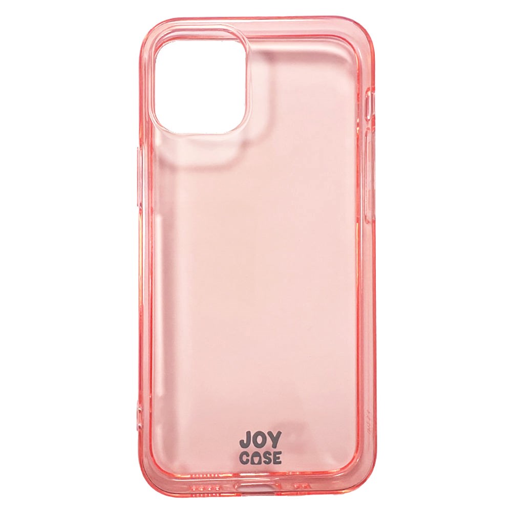 iPhone 12 Mini Joy Case Fleksibelt Plastik Bagside Cover - Gennemsigtig / Pink