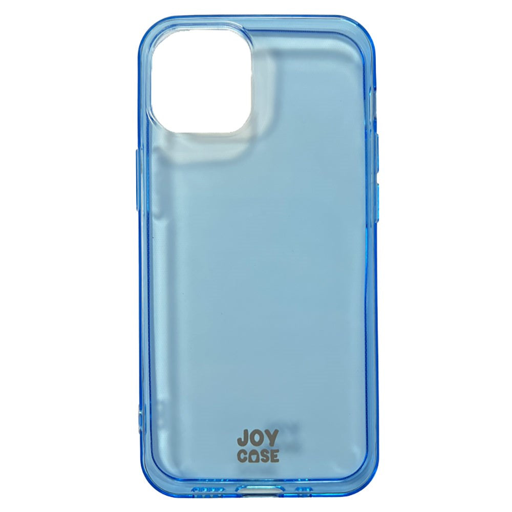 iPhone 13 Mini Joy Case Fleksibelt Plastik Bagside Cover - Gennemsigtig / Blå