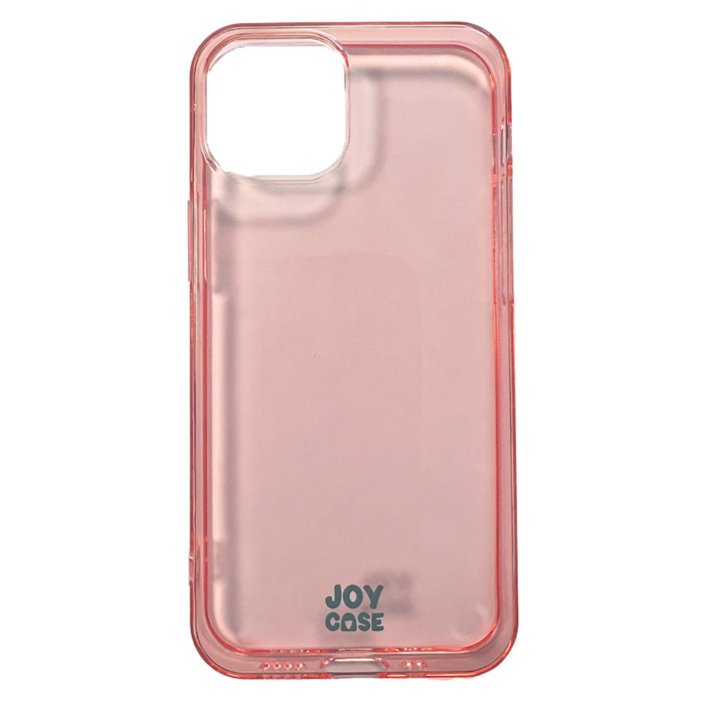 iPhone 13 Mini Joy Case Fleksibelt Plastik Bagside Cover - Gennemsigtig / Pink