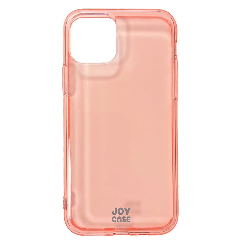 iPhone 11 Pro Joy Case Fleksibelt Plastik Bagside Cover - Gennemsigtig / Pink