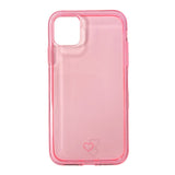 iPhone 11 Joy Case Fleksibelt Plastik Bagside Cover - Gennemsigtig / Pink