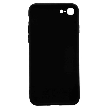 iPhone SE (2022 / 2020) / 8 / 7 Joy Case Fleksibelt Plastik Bagside Cover - Sort