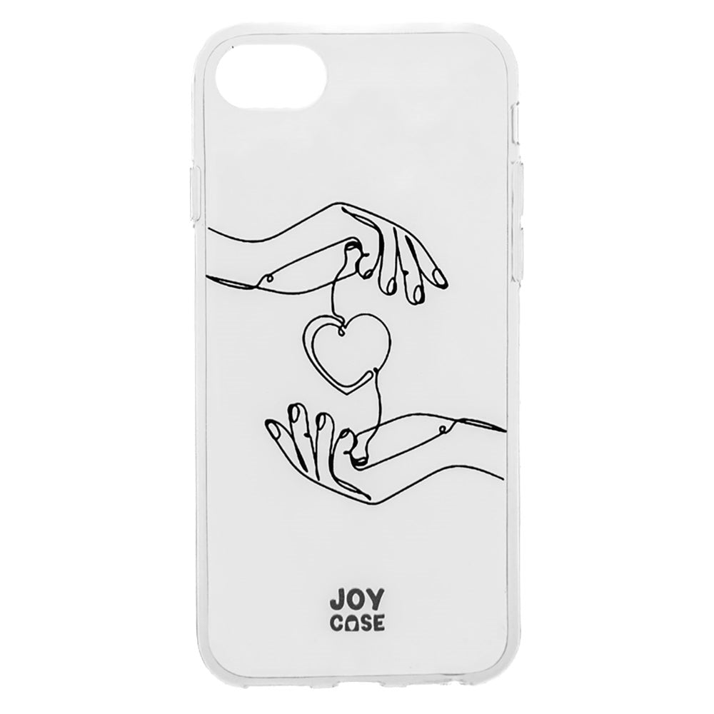 iPhone SE (2022 / 2020) / 8 / 7 Joy Case Fleksibelt Plastik Bagside Cover m. Print - Hjerte