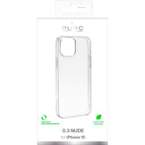 iPhone 15 Puro "NUDE" Ultra Slim Bagside Cover 0.3mm - Gennemsigtig