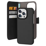 iPhone 15 Pro Puro Wallet Detachable 2-In-1 Flip Cover - Sort