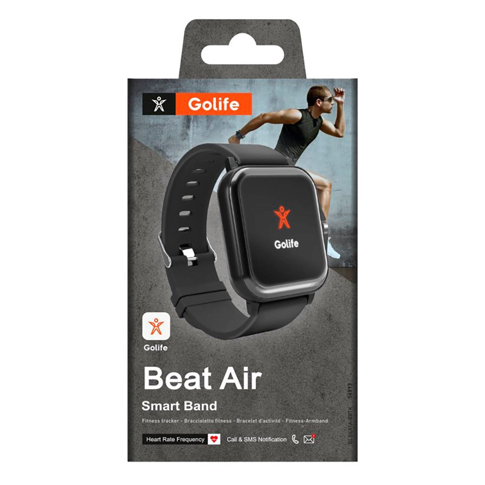 SBS Beat Air Smartwatch m. Kalorietæller & Skridttæller - IP65 - Sort