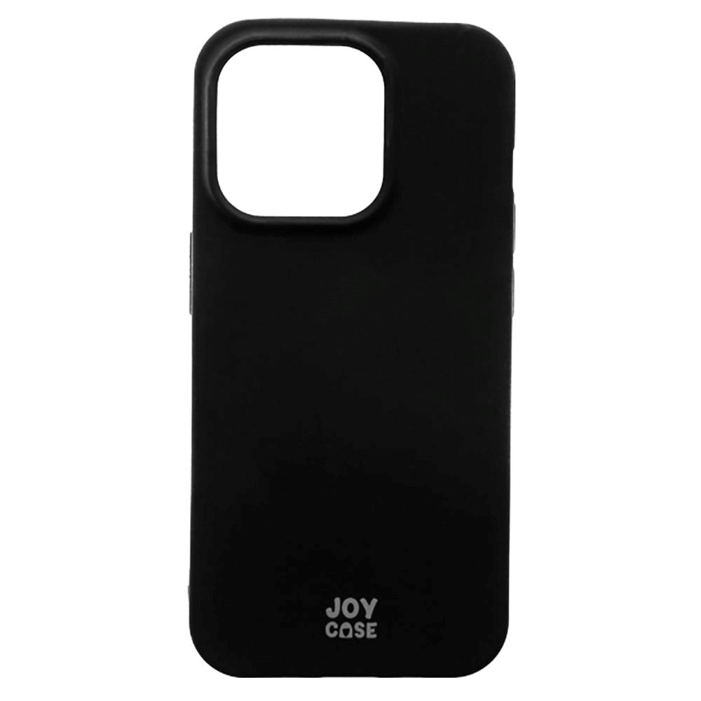 iPhone 15 Pro Joy Case Fleksibelt Plastik Bagside Cover - Sort