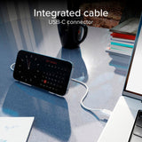 Qi2 Trådløs Oplader m. Kickstand - MagSafe Kompatibel - SBS - 15W - Hvid