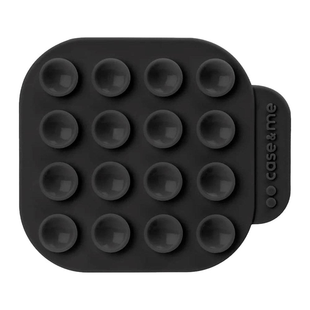 Dobbeltsidet Silikone Sugekop Mobilholder - case&me - Sort