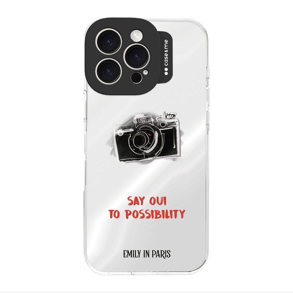 Case&Me - Emily in Paris - iPhone 16 Pro Max Cover - Silver Camera