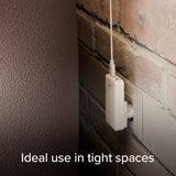 SBS - 20W - Flexi Foldbar Vægoplader - 1x USB-A & 1x USB-C - Hvid